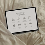 Lace Wedding Website Template with RSVP (Lace 0501)