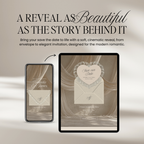 Old Money Save The Date Website Template (Lace 0202)