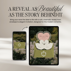 Heirloom Save The Date Website Template (Green & Pink)
