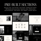 Elegant Minimal Wedding Website Template with RSVP