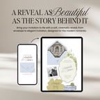 Wedding Website Template with RSVP (Blue & Green)