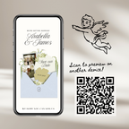 Save The Date Wedding Website Template (Blue & Green)