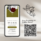 Save The Date Wedding Website Template (Olive Green & Burgundy)