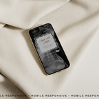 Old Money Save The Date Website Template (Burgundy)