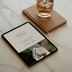 Old Money Lace Wedding Website Template with RSVP (Lace 03)