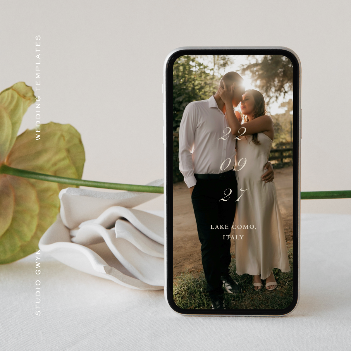 Lace Heart Save The Date Video Template (0102)