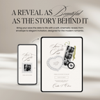 Save The Date Website Template (Romantic 01 - Ivory)