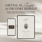 Save The Date Website Template (Vintage 01 - Brown Ivory)