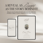 Save The Date Website Template (Vintage 01 - Ivory)