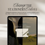 Old Money Lace Wedding Website Template with RSVP (Lace 01)
