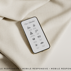 Wedding Website Template with RSVP (Sage & Ivory)