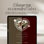 Old Money Lace Wedding Website Template with RSVP (Lace 02)