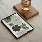 Wedding Website Template with RSVP (Sage & Ivory)