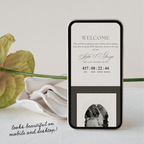 Lace Wedding Website Template with RSVP (Lace 0501)