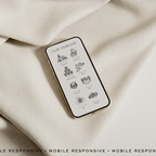 Elegant Minimal Wedding Website Template with RSVP