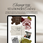 Wedding Website Template with RSVP (Brown & Ivory)