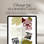 Wedding Website Template with RSVP (Blue & Green)