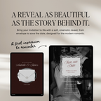 Old Money Save The Date Website Template (Burgundy)