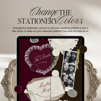 Wedding Website Template with RSVP (Photo Booth 01 - Brown)