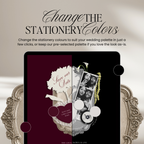Save The Date Wedding Website Template (Photo Booth Animation 01 - Black)
