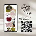 Wedding Website Template with RSVP (Envelope 04 - Olive Green & Burgundy)