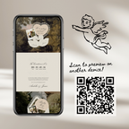Old Money Lace Wedding Website Template with RSVP (Lace 03)