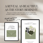 Save The Date Wedding Website Template (Sage & Ivory)