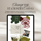 Wedding Website Template with RSVP (Olive Green & Burgundy)