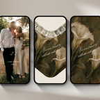 Lace Heart Save The Date Video Template (0102)