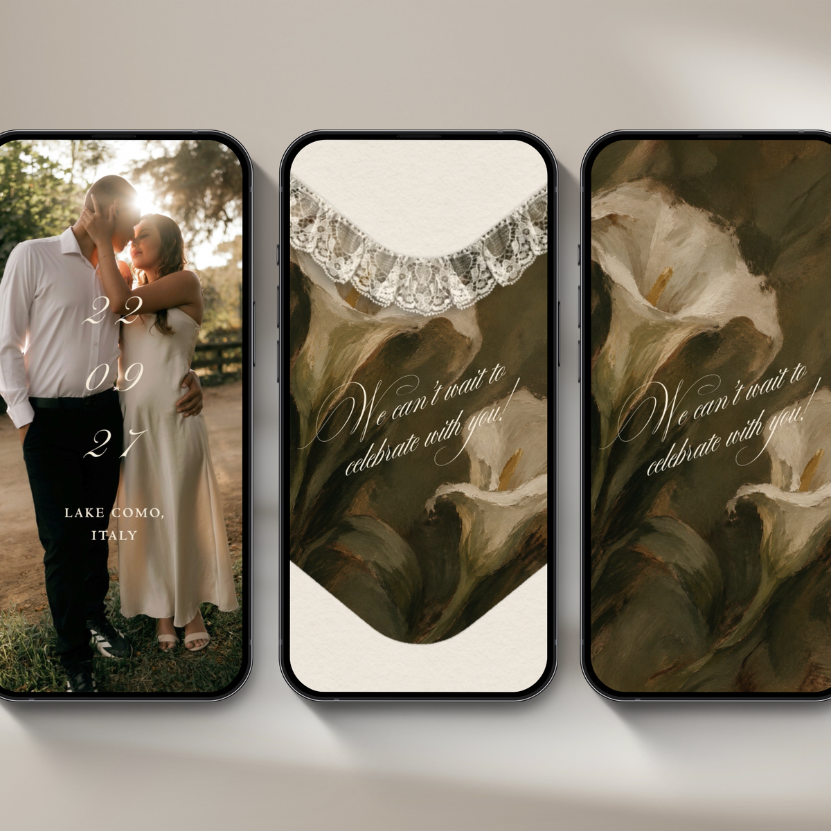 Lace Heart Save The Date Video Template (0102)