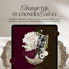 Save The Date Wedding Website Template (Photo Booth Animation 01 - Brown)