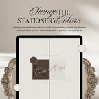 Save The Date Website Template (Vintage 01 - Ivory)