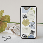 Wedding Website Template with RSVP (Blue & Green)