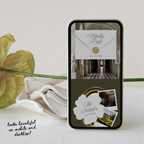 Old Money Wedding Website Template with RSVP (Olive)