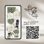 Wedding Website Template with RSVP (Envelope 05 - Sage Green + Ivory)