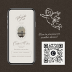 Save The Date Website Template (Vintage 01 - Brown Ivory)