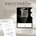 Old Money Save The Date Website Template (Lace 01)