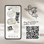 Wedding Website Template with RSVP (Photo Booth 01 - Ivory)