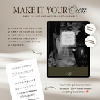 Old Money Save The Date Wedding Website Template (Olive)