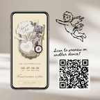 Save The Date Wedding Website Template (Photo Booth Animation 01 - Yellow)
