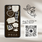 Wedding Website Template with RSVP (Photo Booth 01 - Brown)
