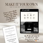 Elegant Minimal Wedding Website Template with RSVP