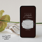 Old Money Save The Date Website Template (Burgundy)