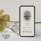 Heirloom Save The Date Website Template (Ivory 02)