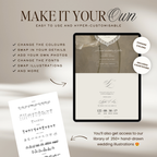 Lace Heart Save The Date Website Template (Lace 0203)