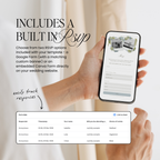 Wedding Website Template with RSVP (Envelope 04 - Blue & Pink)