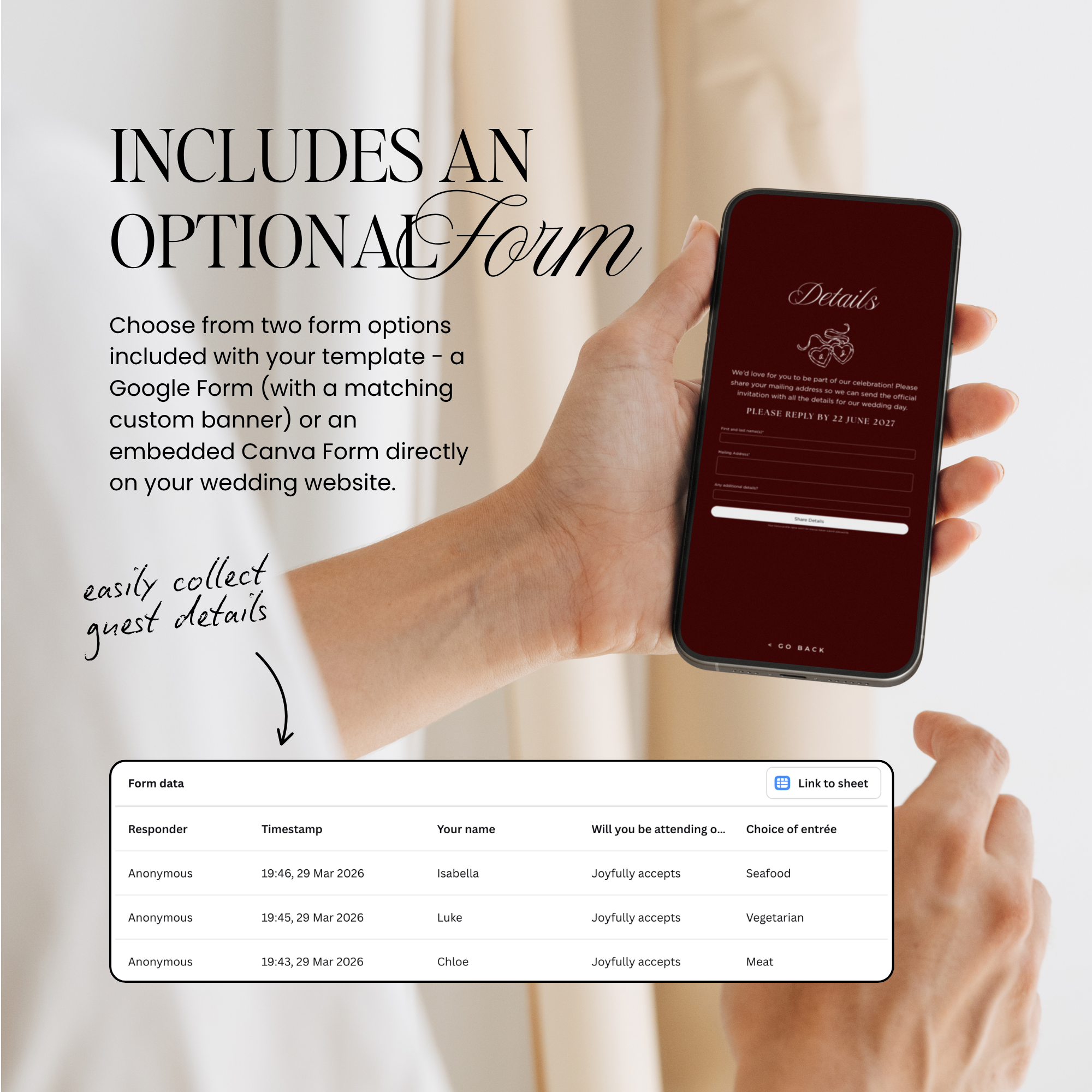 Old Money Save The Date Website Template (Burgundy)