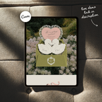 Heirloom Lace & Swan Wedding Website Template with RSVP (Green & Pink)
