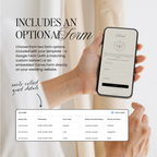 Old Money Save The Date Website Template (Lace 04)