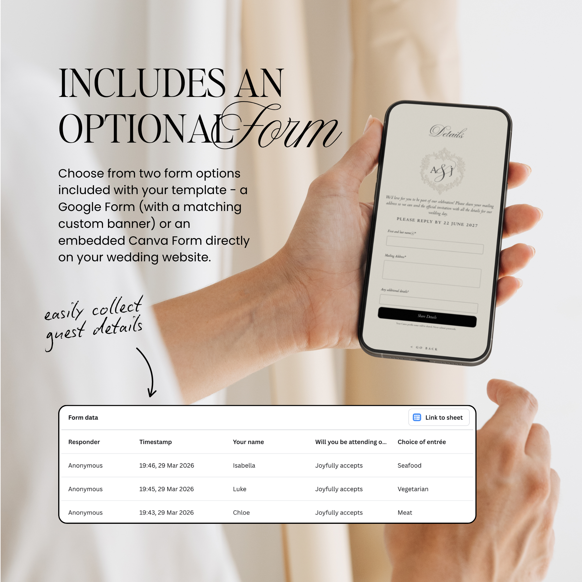 Old Money Save The Date Website Template (Lace 04)